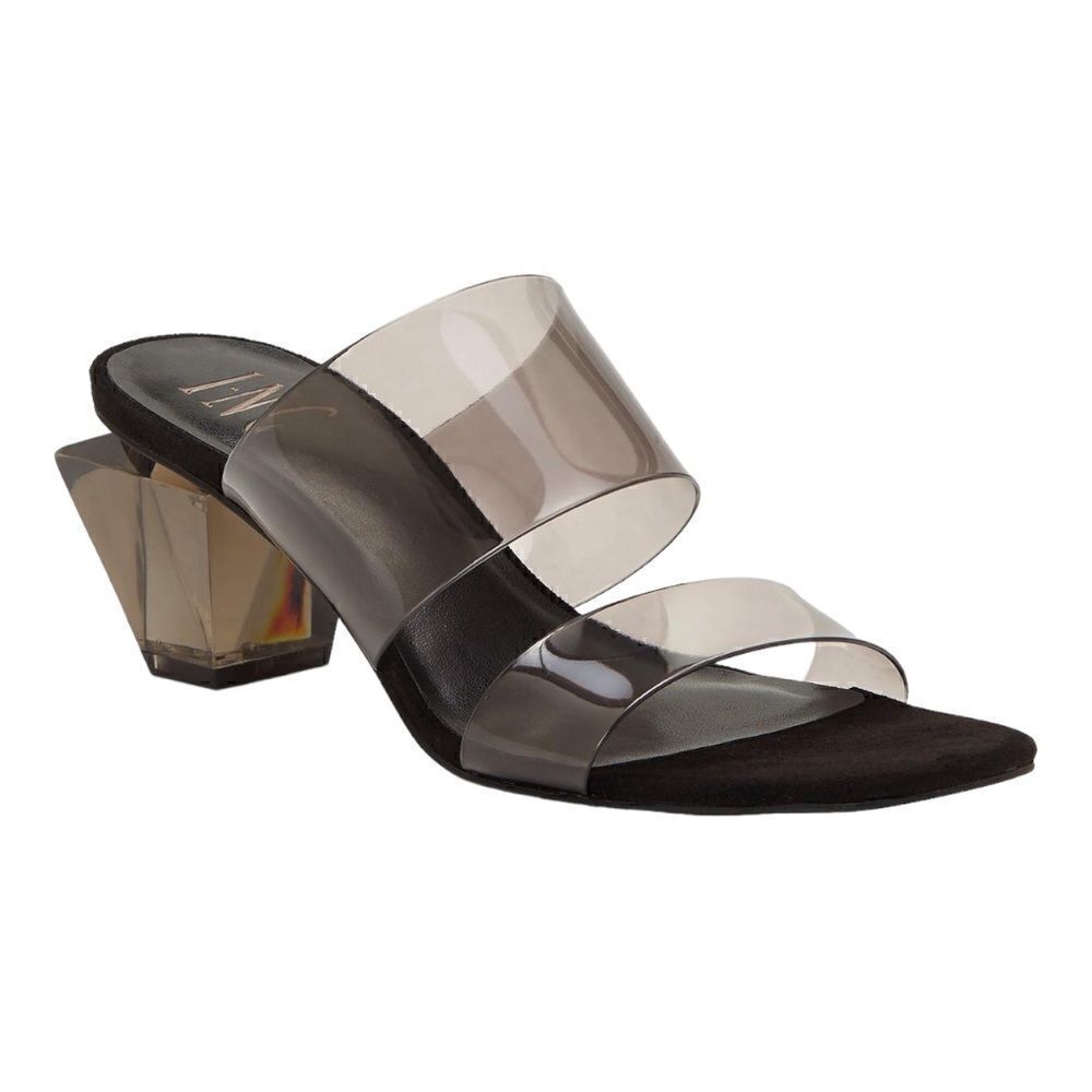 INC International Concepts Women's Calantha Clear Vinyl Dress Sandals 9M